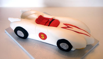 Speedracer Birthday Cake - The Sugar Syndicate Chicago